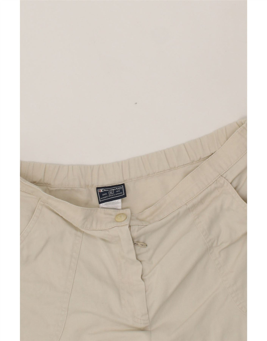 CHAMPION Womens Casual Shorts XL W36  Beige Cotton Vintage Champion and Second-Hand Champion from Messina Hembry 