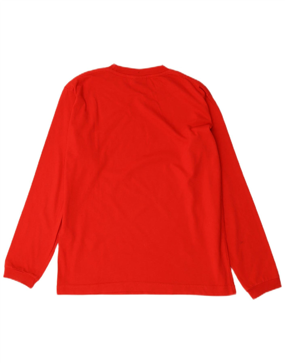 Champion Meninos Top Manga Comprida 11-12 Anos Algodão Vermelho