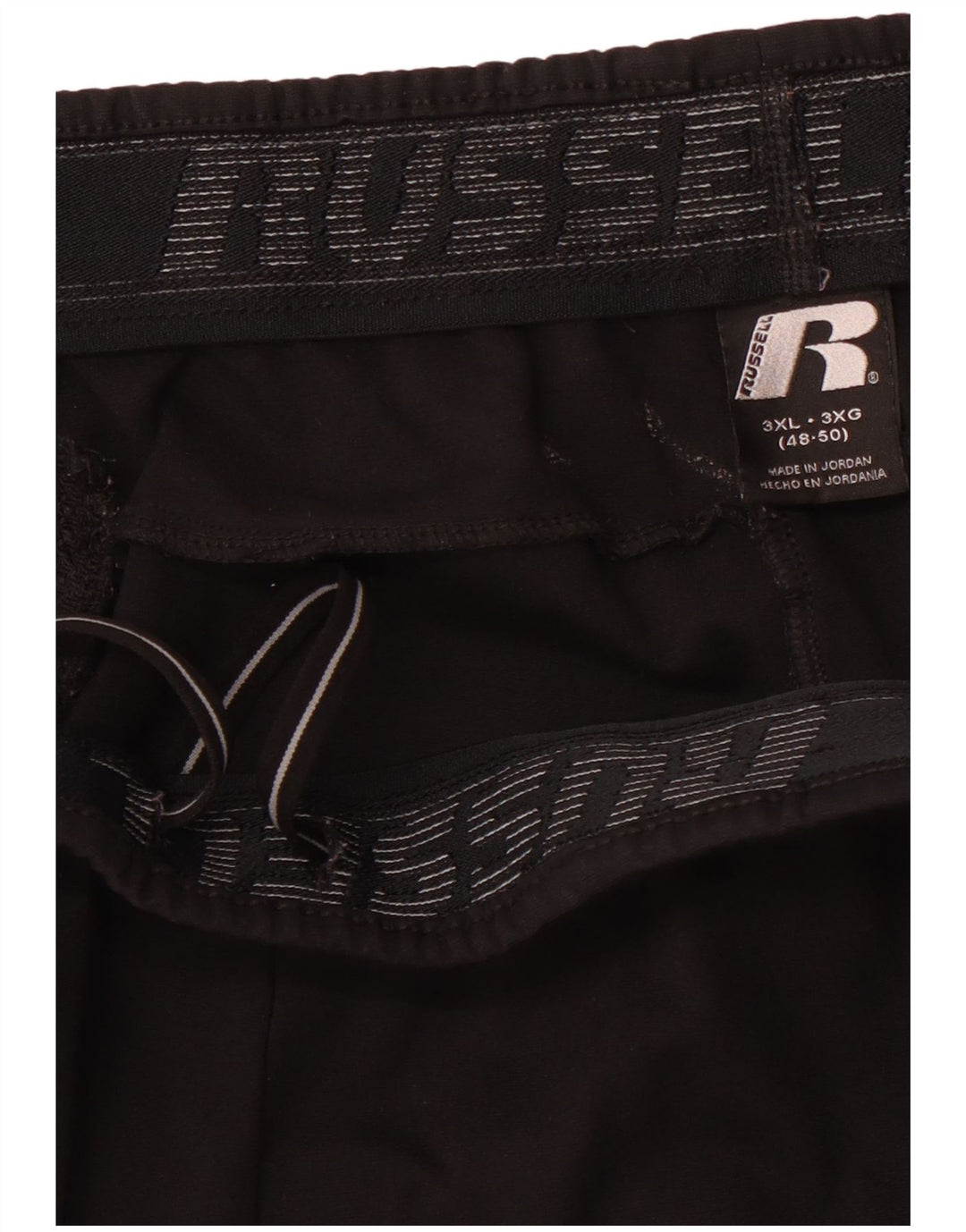 Calça de treino masculina Russell Athletic 3XL preta esportiva