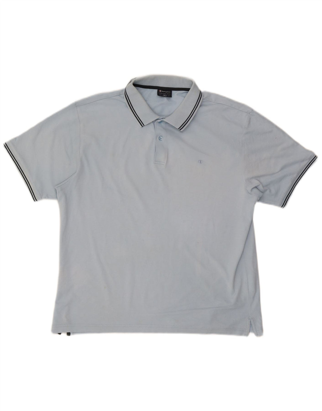 Camisa polo masculina Champion XL azul algodão