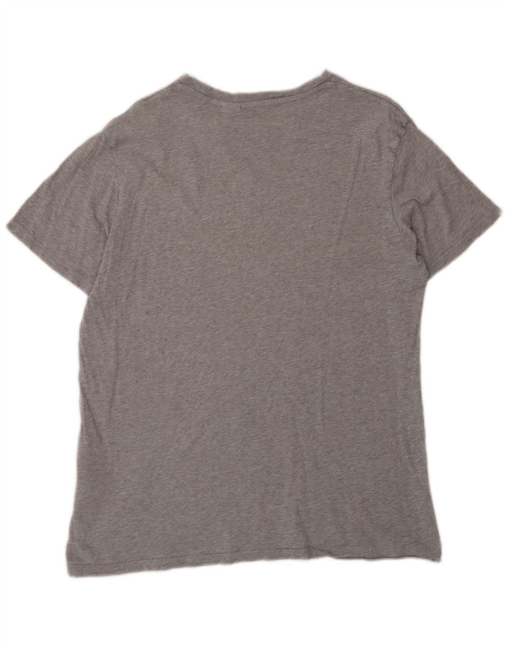 Camiseta gráfica masculina LEVI'S Top algodão cinza médio