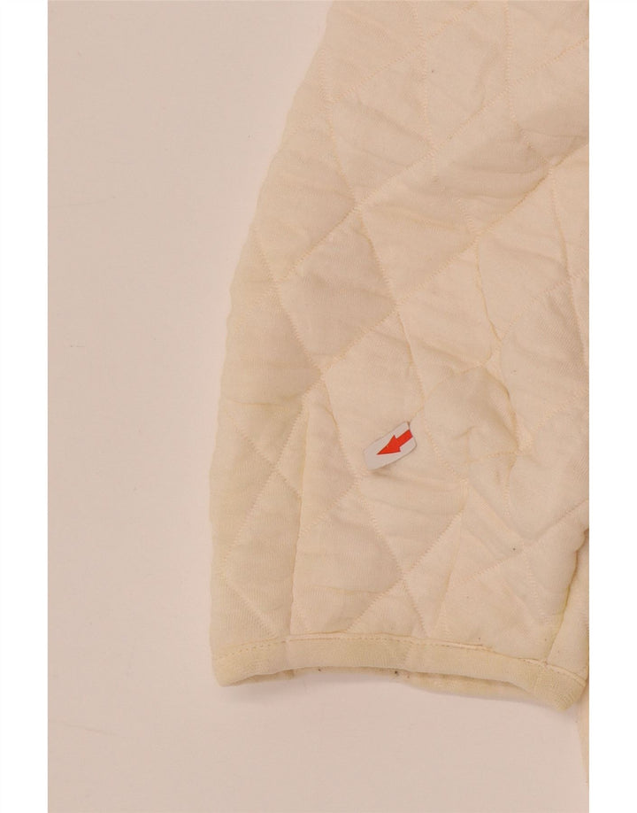 Jaqueta acolchoada feminina Marks & Spencer de grandes dimensões Reino Unido 12 Médio Off White