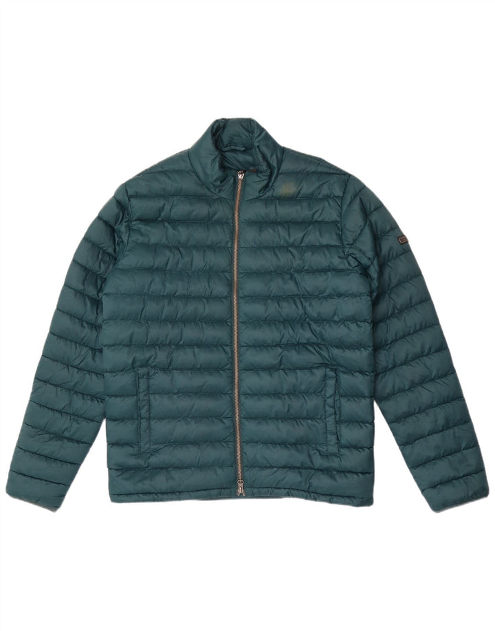 Jaqueta acolchoada masculina Barbour UK 38 poliamida verde médio