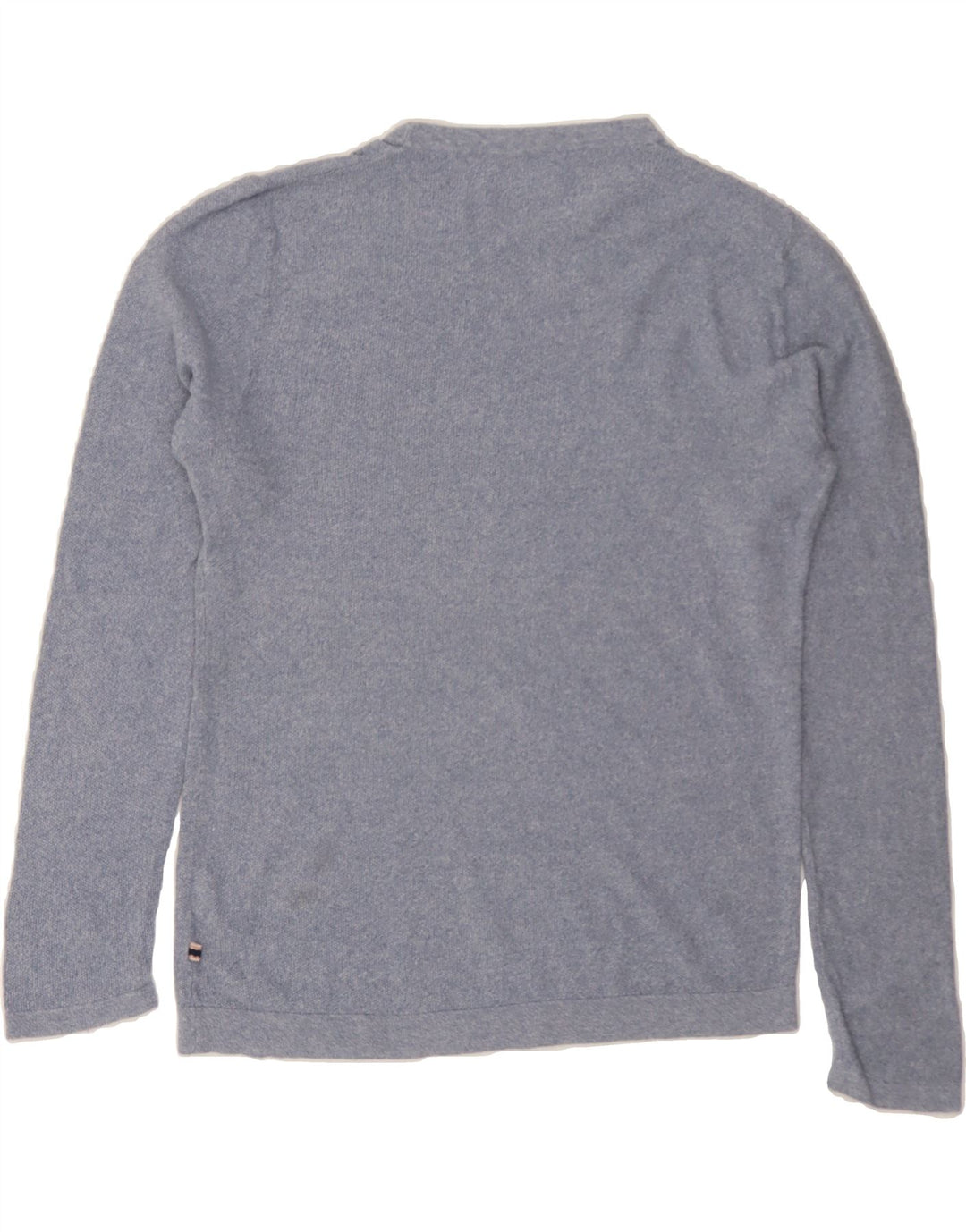 JACK & JONES Mens Crew Neck Jumper Sweater Large Blue Cotton Vintage Jack & Jones and Second-Hand Jack & Jones from Messina Hembry 