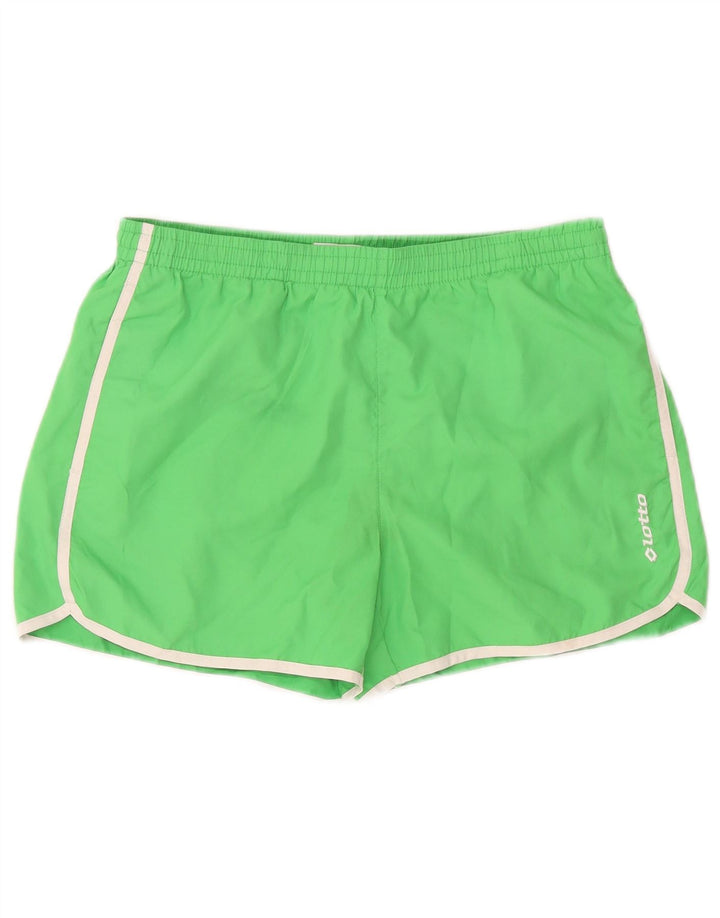 Shorts de natação feminino Lotto UK 12 verde médio