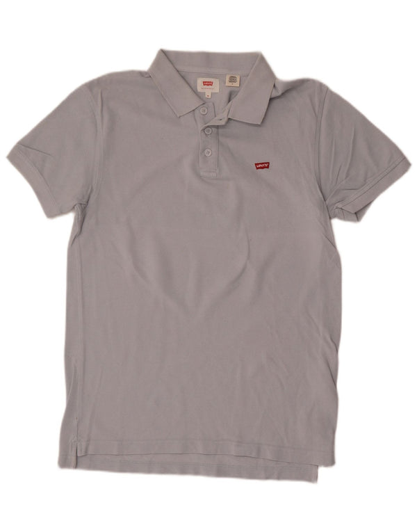 Camisa polo masculina Levi's médio azul algodão