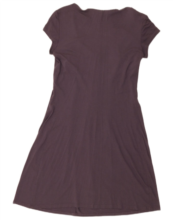 Vestido evasê feminino Max & Co. Reino Unido 6 XS Roxo
