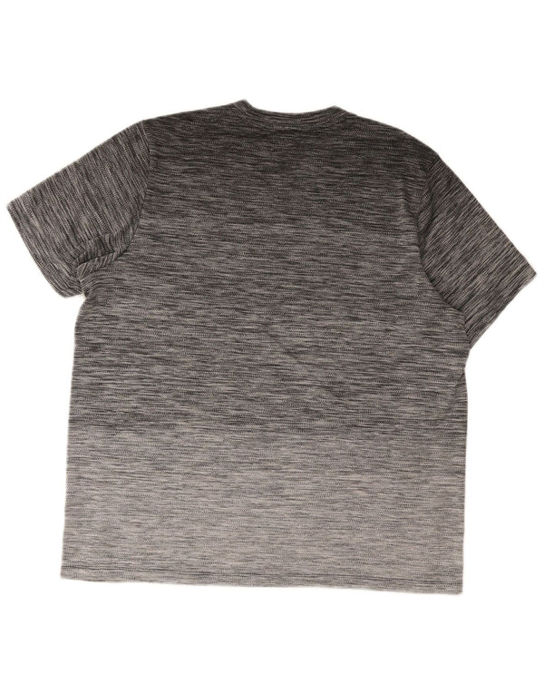 Camiseta masculina Adidas Top cinza médio manchado