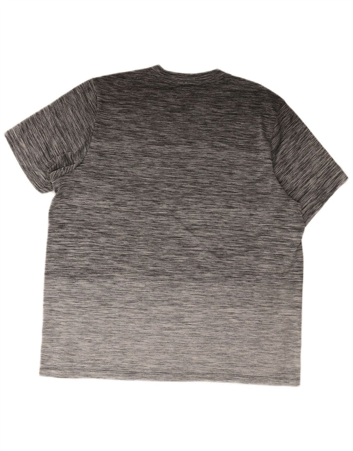 Camiseta masculina Adidas Top cinza médio manchado