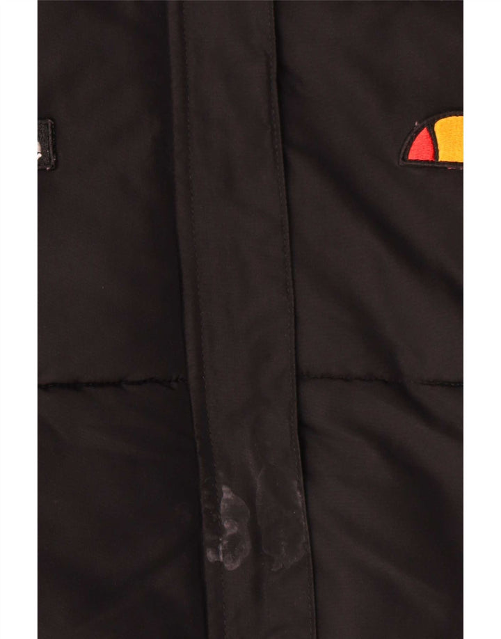 Casaco acolchoado com capuz Ellesse Boys 12-13 anos preto poliéster