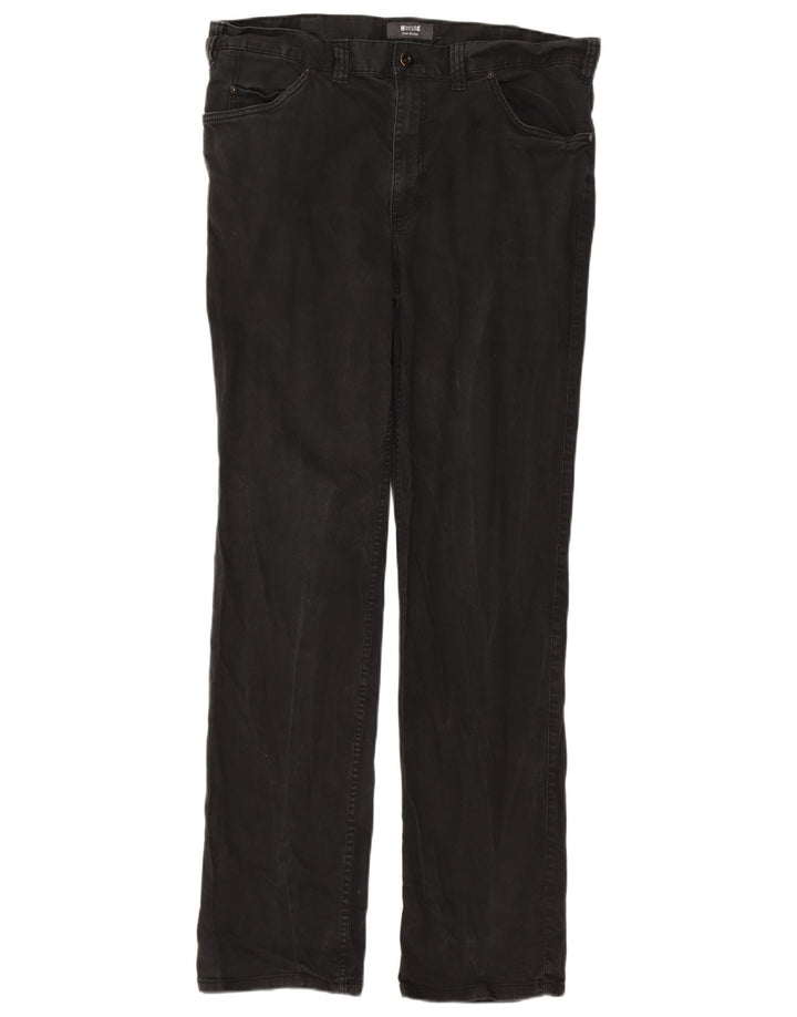 MUSTANG Mens Tramper Slim Calça Casual W38 L36 Algodão Preto