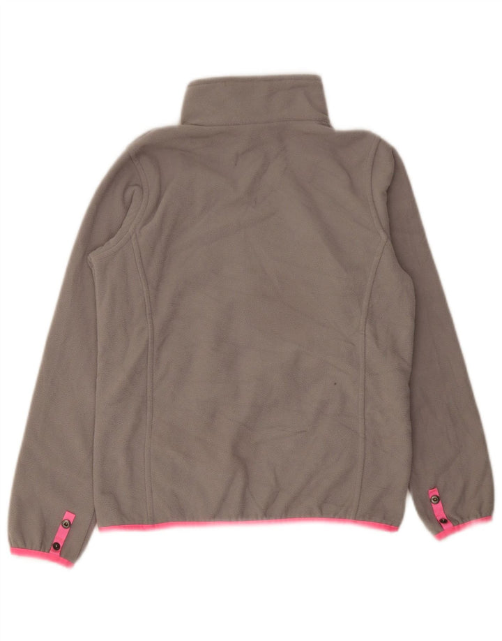 Jaqueta de lã The North Face para meninas 10-11 anos cinza médio manchado