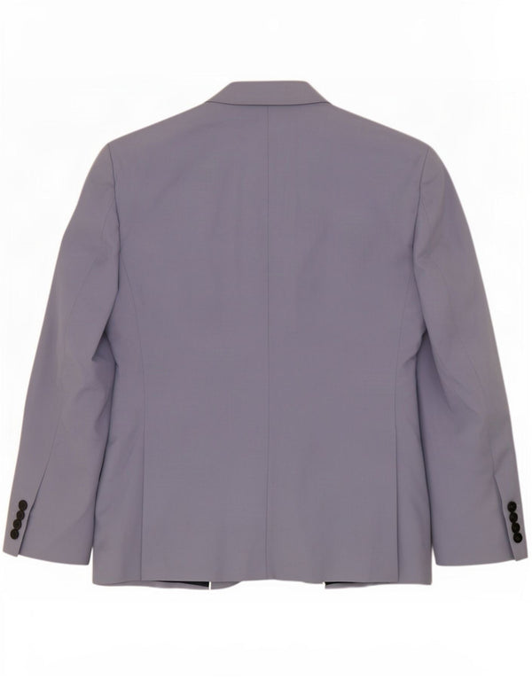Jaqueta Blazer Marks & Spencer Masculina Autograph 2 Botões Reino Unido 40 Azul Médio