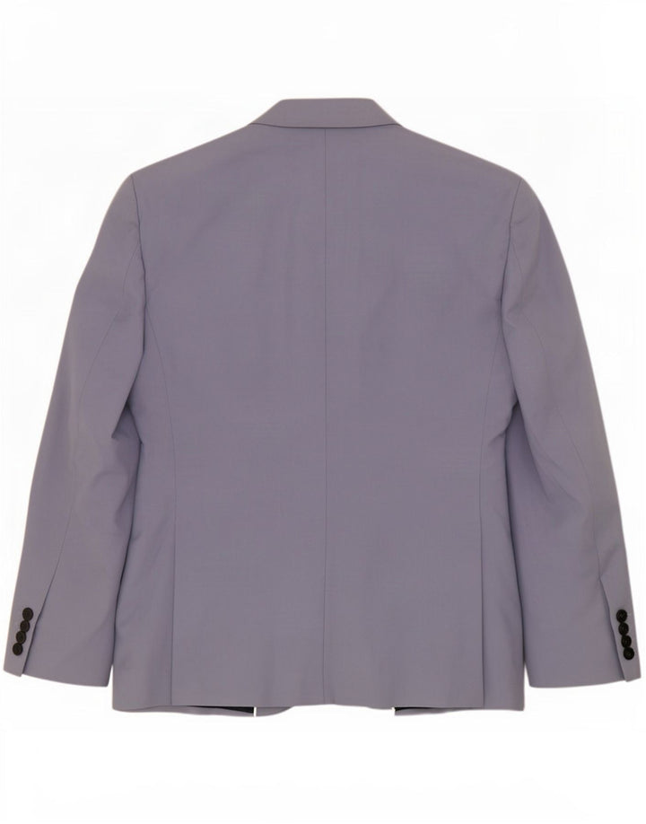 Jaqueta Blazer Marks & Spencer Masculina Autograph 2 Botões Reino Unido 40 Azul Médio