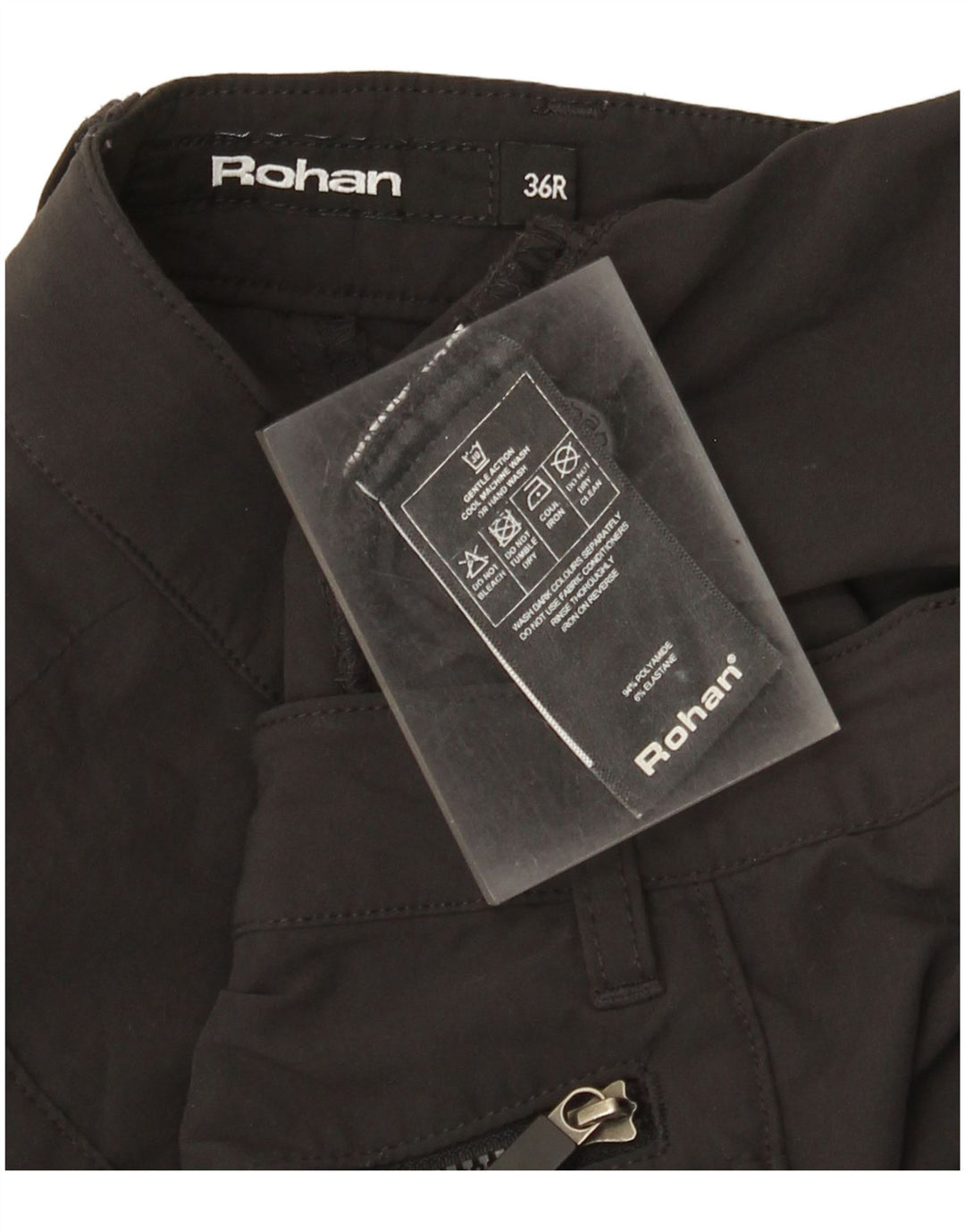 Calça cargo feminina reta Rohan W36 L31 cinza poliamida