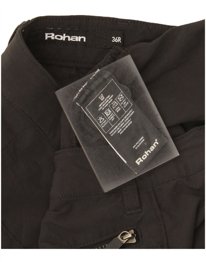 Calça cargo feminina reta Rohan W36 L31 cinza poliamida