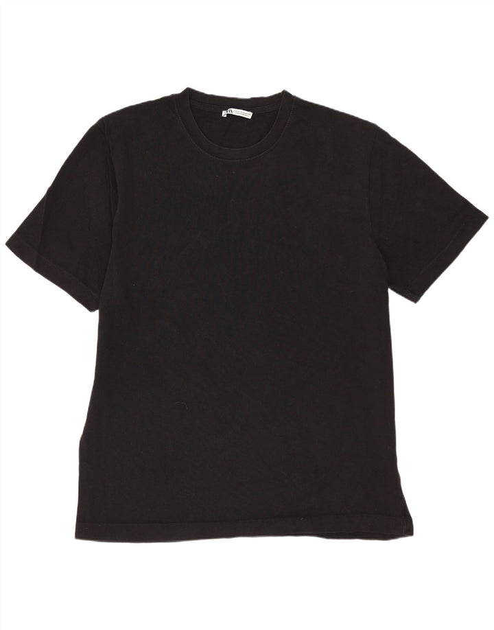 Camiseta masculina ZARA Top XL algodão preto