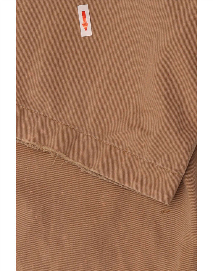 Calça chino masculina Marks & Spencer azul Harbour Pegged W42 L31 bege
