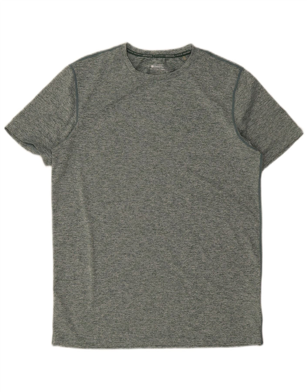 MOUNTAIN WAREHOUSE Camiseta masculina de poliéster manchado verde pequeno