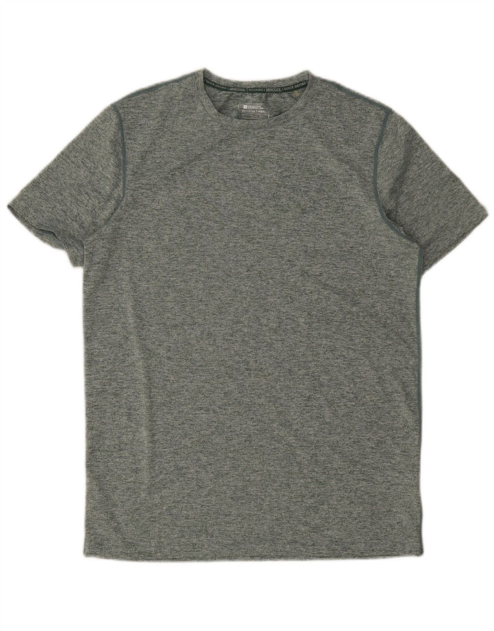 MOUNTAIN WAREHOUSE Camiseta masculina de poliéster manchado verde pequeno