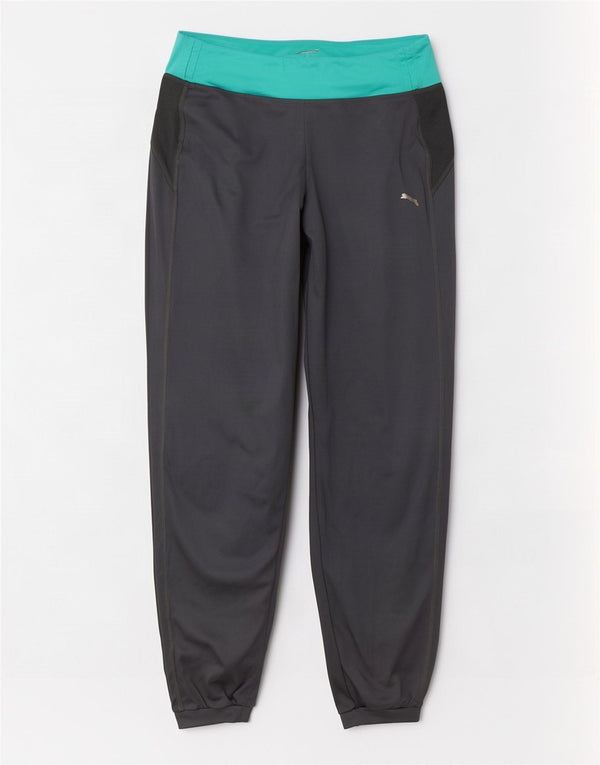 Calça esportiva feminina Puma Joggers UK 12 cinza médio colorblock