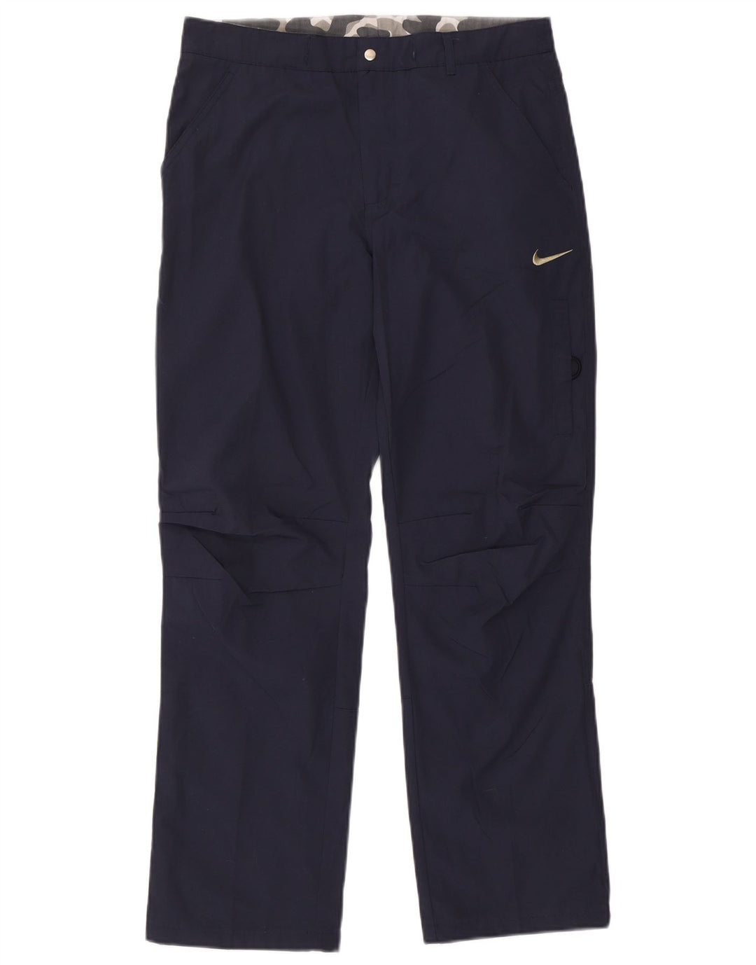 Calça Nike Masculina Straight Chino Médio W30 L29 Azul Marinho Poliéster