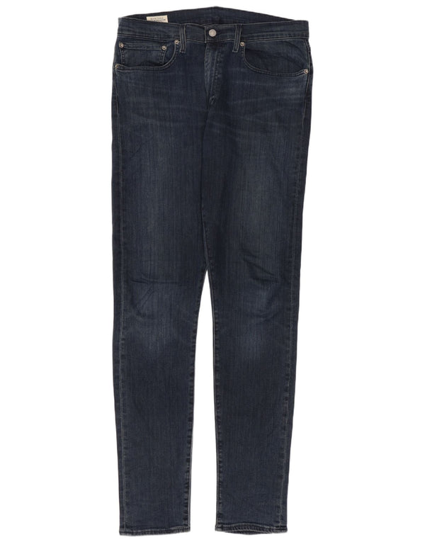 Calça jeans feminina Levi's 512 Slim Tapered W34 L36 azul marinho