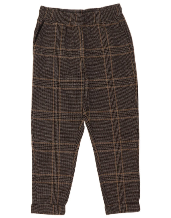 Calças cortadas femininas Marks & Spencer UK 10 pequenas W28 L25 pretas