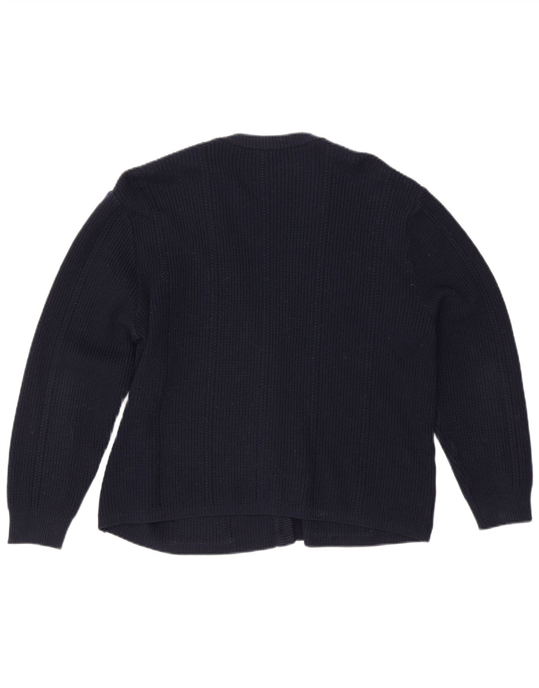 Suéter cardigã feminino Schoeller IT 48 XL azul marinho poliacrílico