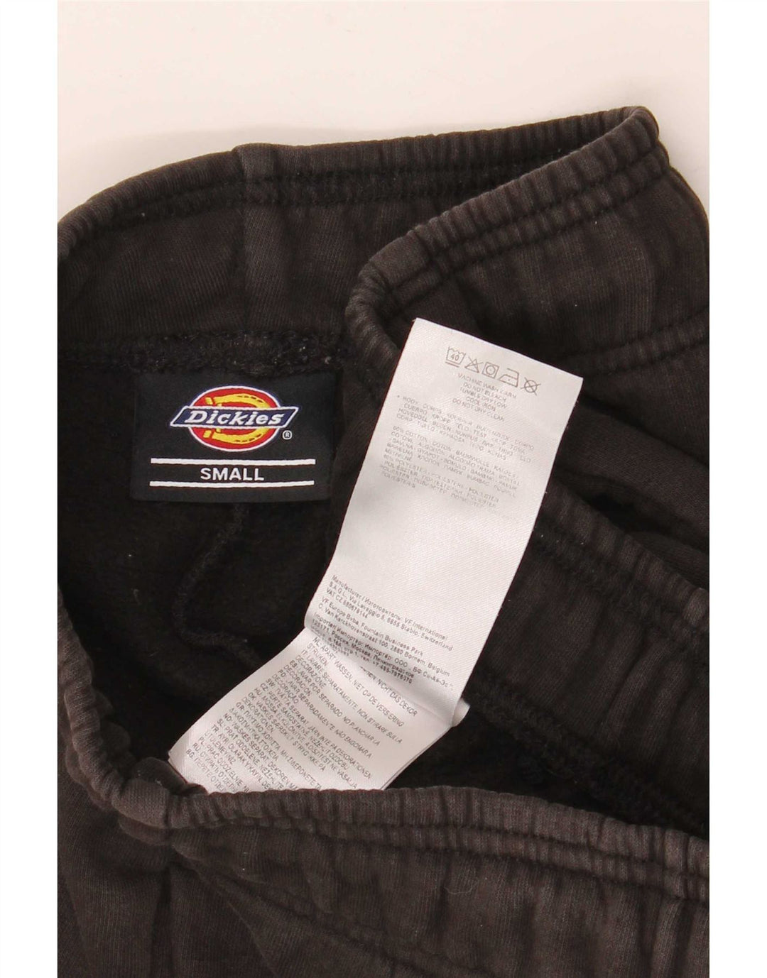 Calça de treino masculina Dickies joggers pequeno algodão preto