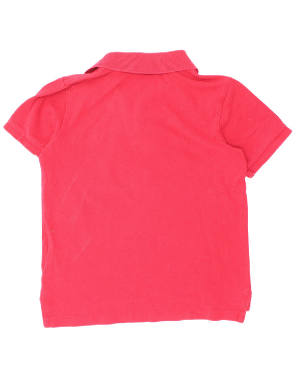 Camisa Polo Ralph Lauren Menino 3-4 Anos Algodão Vermelho
