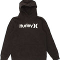 HURLEY Boys Sweatshirt Jumper 15-16 Years Black Vintage Hurley and Second-Hand Hurley from Messina Hembry 