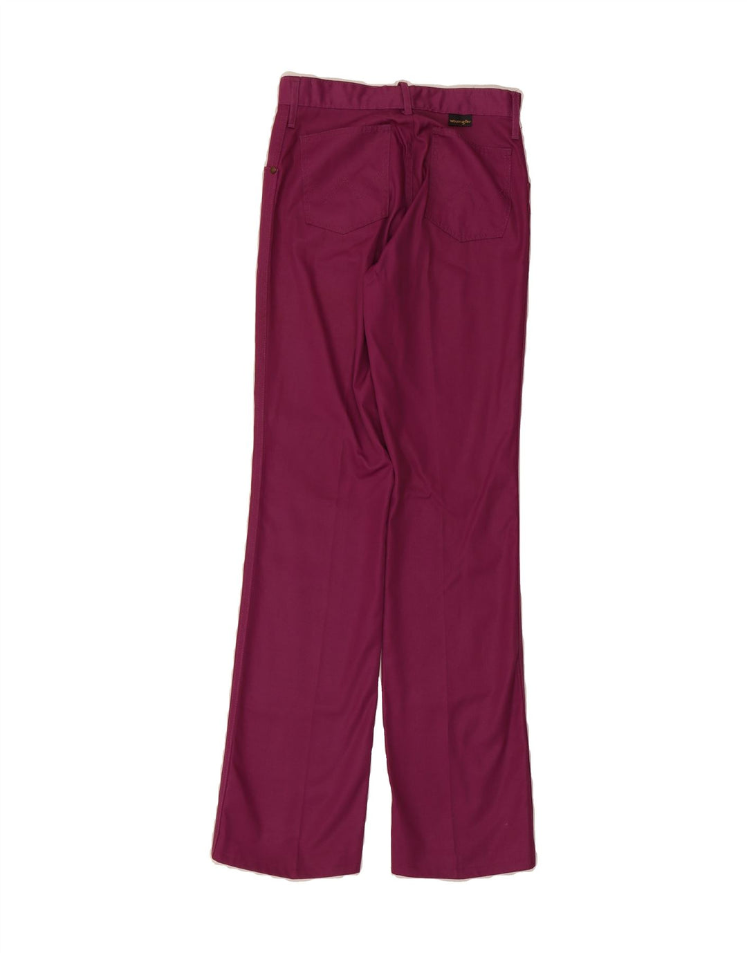 WRANGLER Womens Straight Casual Trousers W29 L32 Purple Nylon Vintage Wrangler and Second-Hand Wrangler from Messina Hembry 