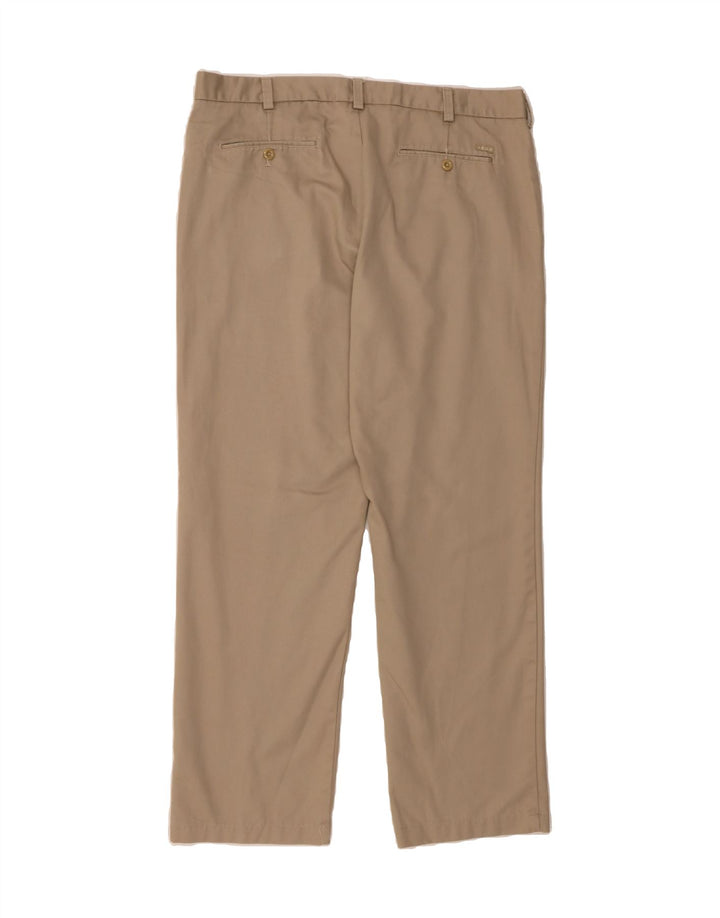 IZOD Mens Slim Fit Chino Trousers W38 L32 Beige Cotton Vintage Izod and Second-Hand Izod from Messina Hembry 