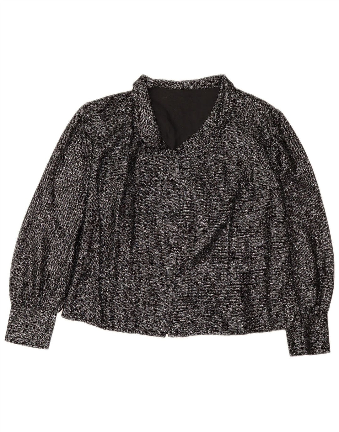 Blusa feminina VINTAGE UK 16 grande preta