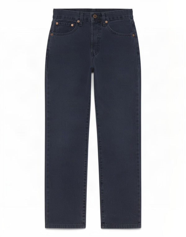 Calça jeans masculina Levi's 551 Loose Fit Straight W27 L27 Azul Marinho Algodão