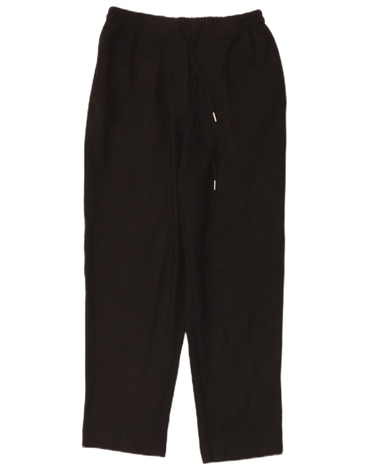 Zara Calça Cônica Masculina Pequena W27 L27 Preta