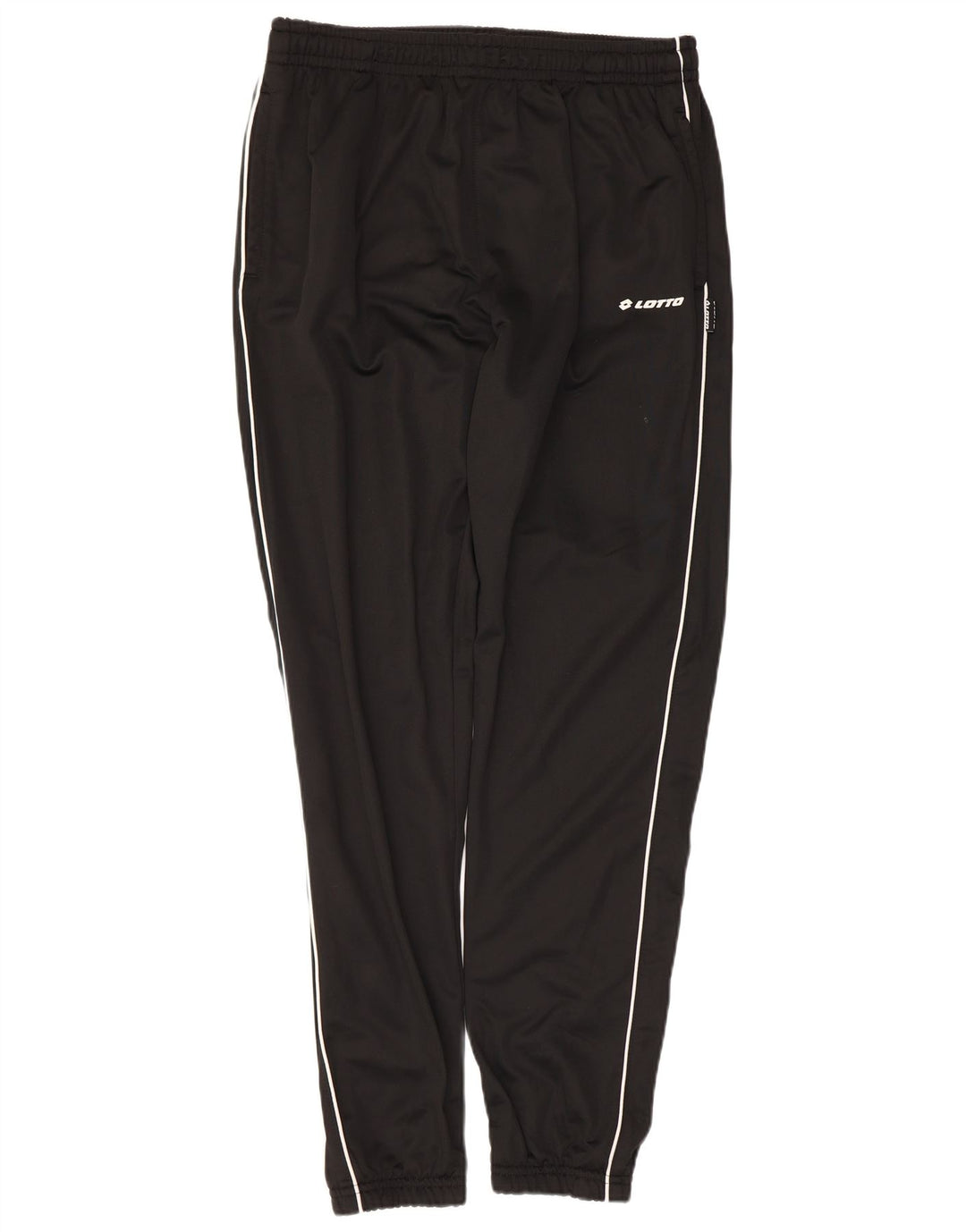 Calça de treino masculina Lotto Joggers grande poliéster preto