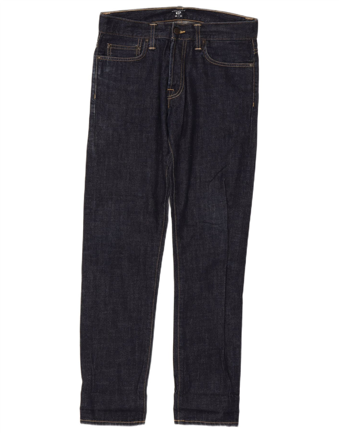 Carhartt Mens Slim Jeans W30 L32 Azul Marinho Algodão