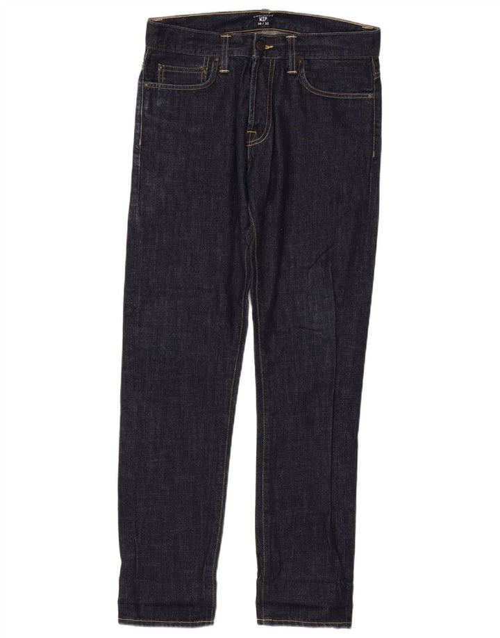 Carhartt Mens Slim Jeans W30 L32 Azul Marinho Algodão