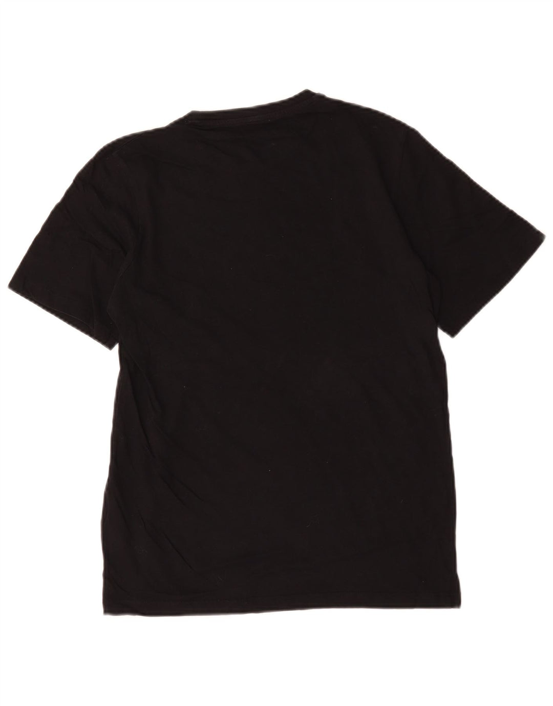 Camiseta gráfica masculina Jack & Jones, top pequeno de algodão preto