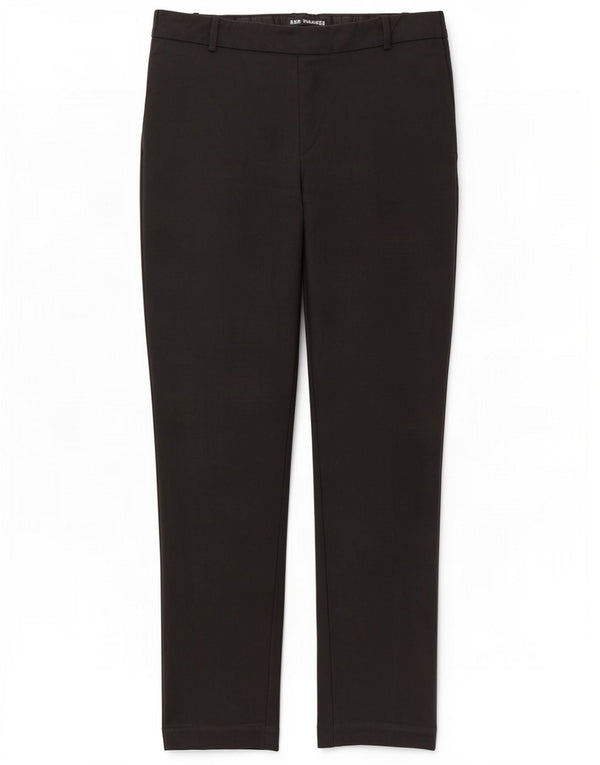 Zara Calça feminina casual slim média W28 L28 preta