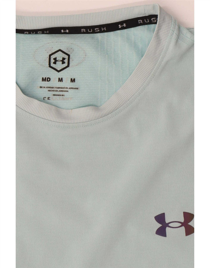 Camiseta masculina Under Armour Top listrado azul médio