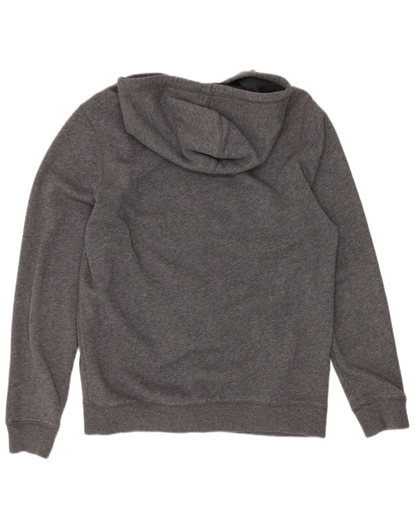 Suéter masculino Under Armour Cold Gear Zip com capuz pequeno cinza