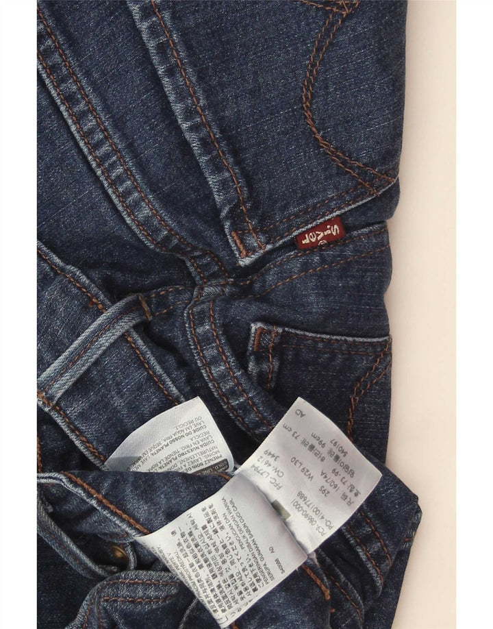 Calça Jeans Slim Feminina Levi's W29 L30 Azul Algodão