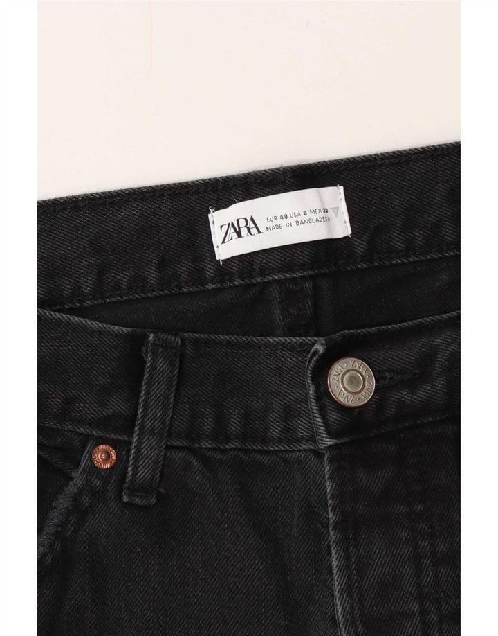 Calça jeans reta feminina Zara EU 40 médio W30 L29 cinza