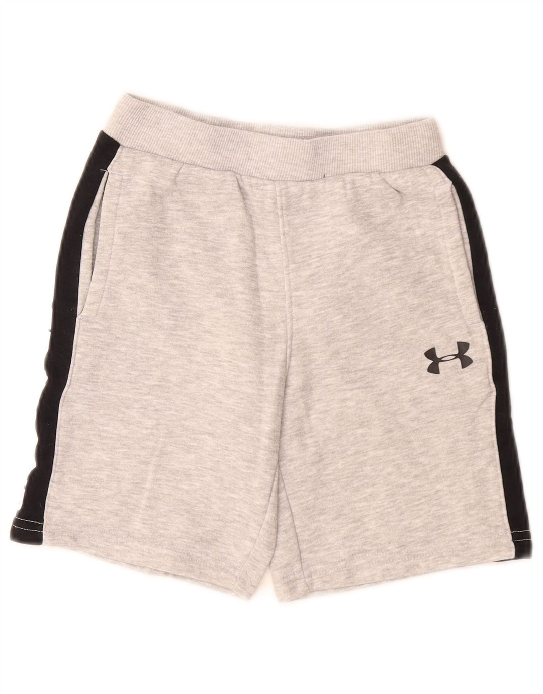 Shorts esportivos gráficos UNDER ARMOUR para meninos 6-7 anos cinza bloco colorido