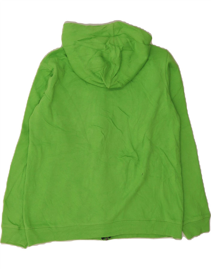 NFL TEAM APPAREL Boys Zip Hoodie Sweater 12-13 Years Green Vintage NFL TEAM APPAREL and Second-Hand NFL TEAM APPAREL from Messina Hembry 
