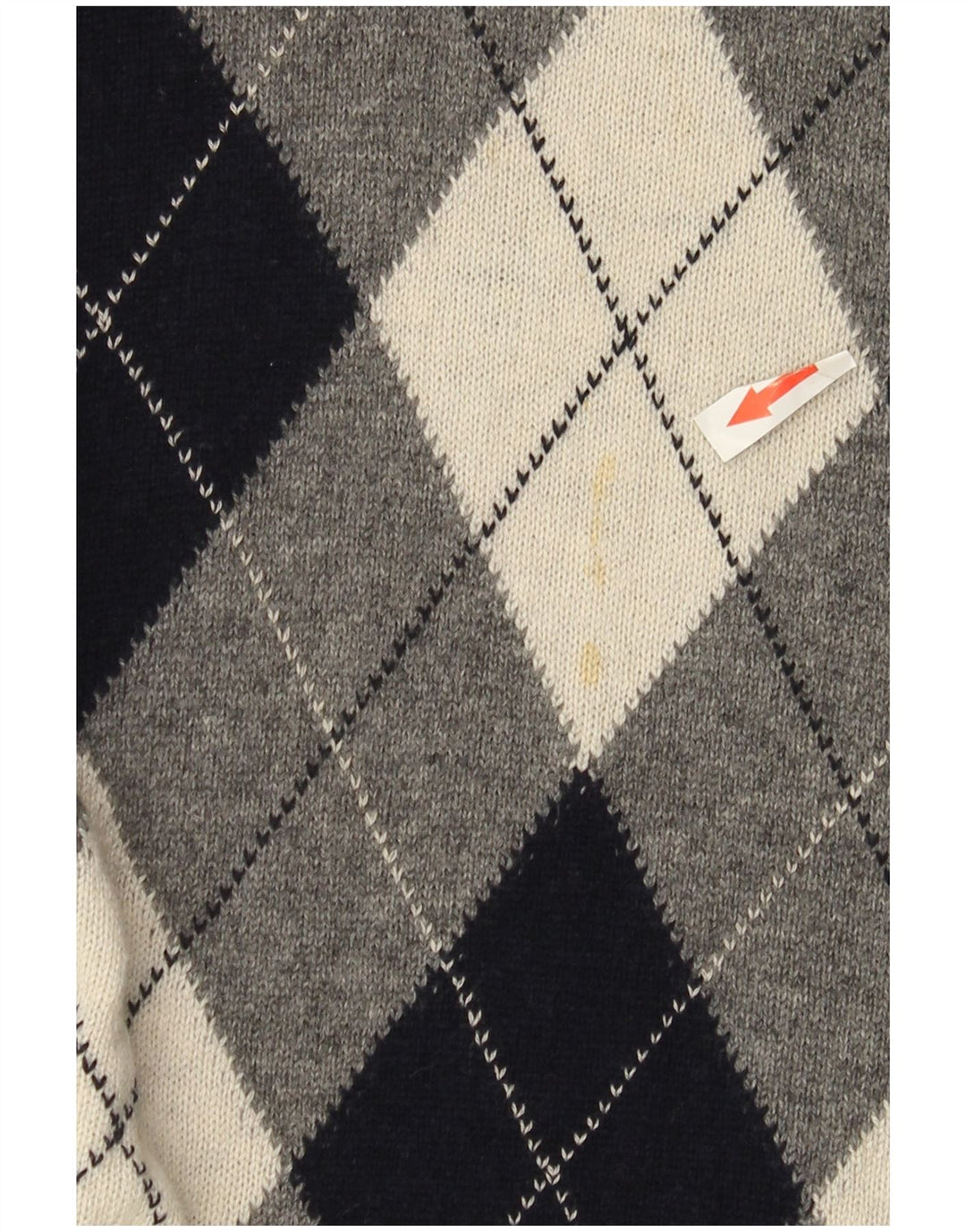 Suéter masculino Marks & Spencer Blue Harbor com decote em V cinza médio