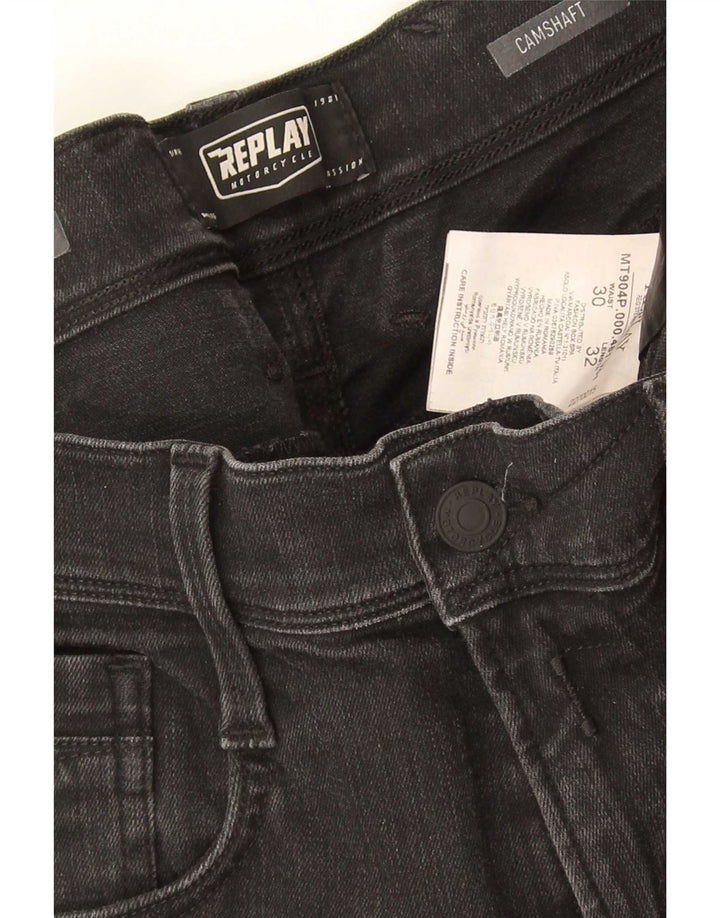 Replay Masculino Extreme Flex Skinny Jeans W30 L32 Preto